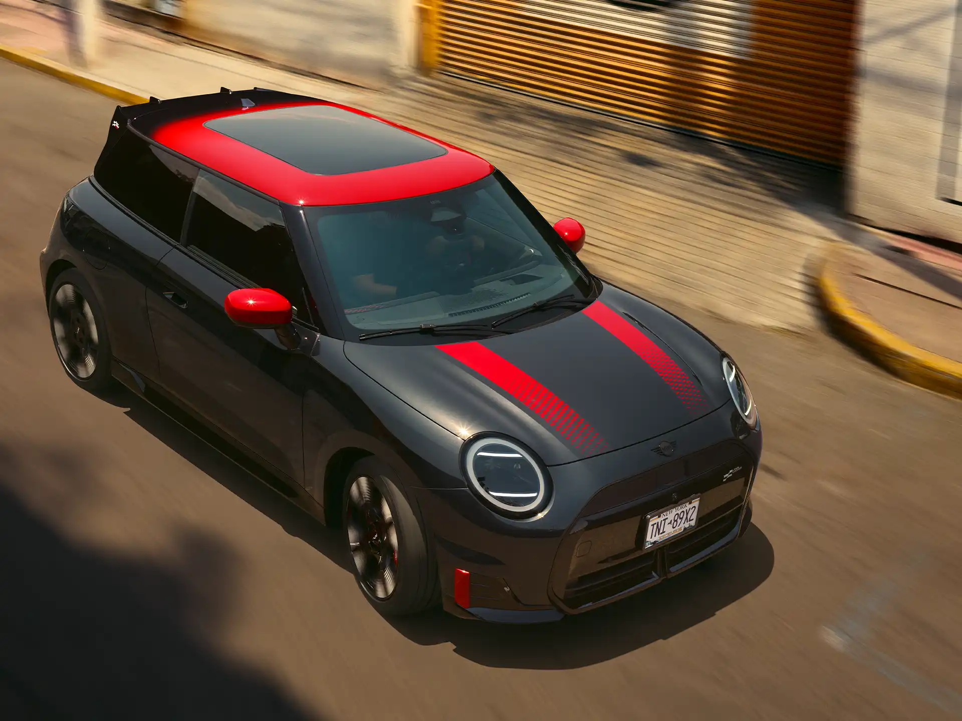 MINI John Cooper Works - J01 JCW bovenaanzicht